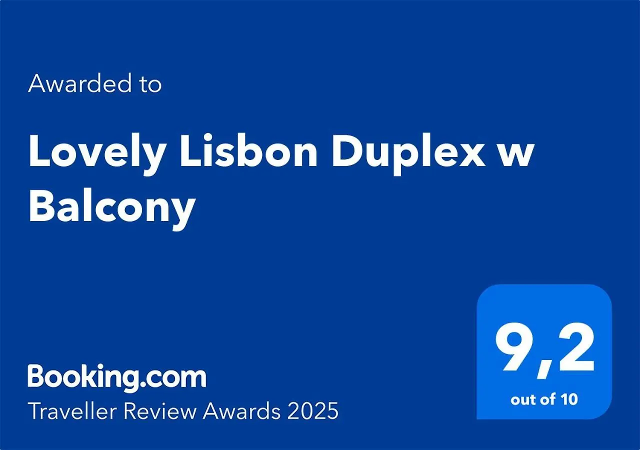 Apartment Lovely Lisbon Duplex W Balcony Portugal